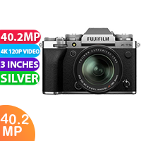 New Fujifilm X-T5 Silver Mirrorless Camera Kit with XF 16-80mm f/4 R OIS WR Lens (FREE INSURANCE + 1 YEAR AUSTRALIAN WARRANTY)